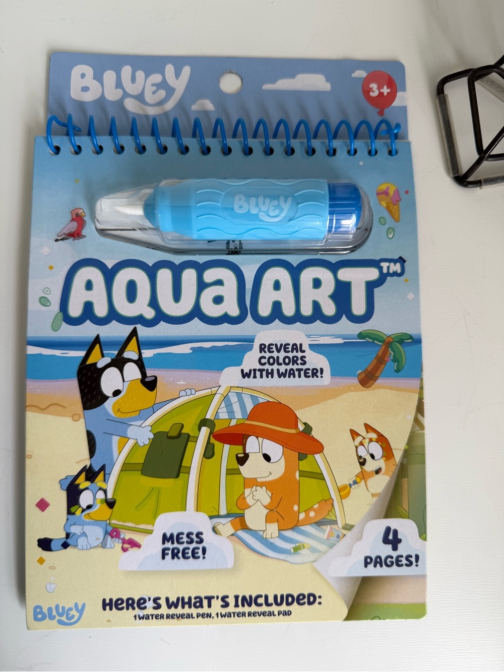 Bluey Aqua Art Reveal Colors With Water